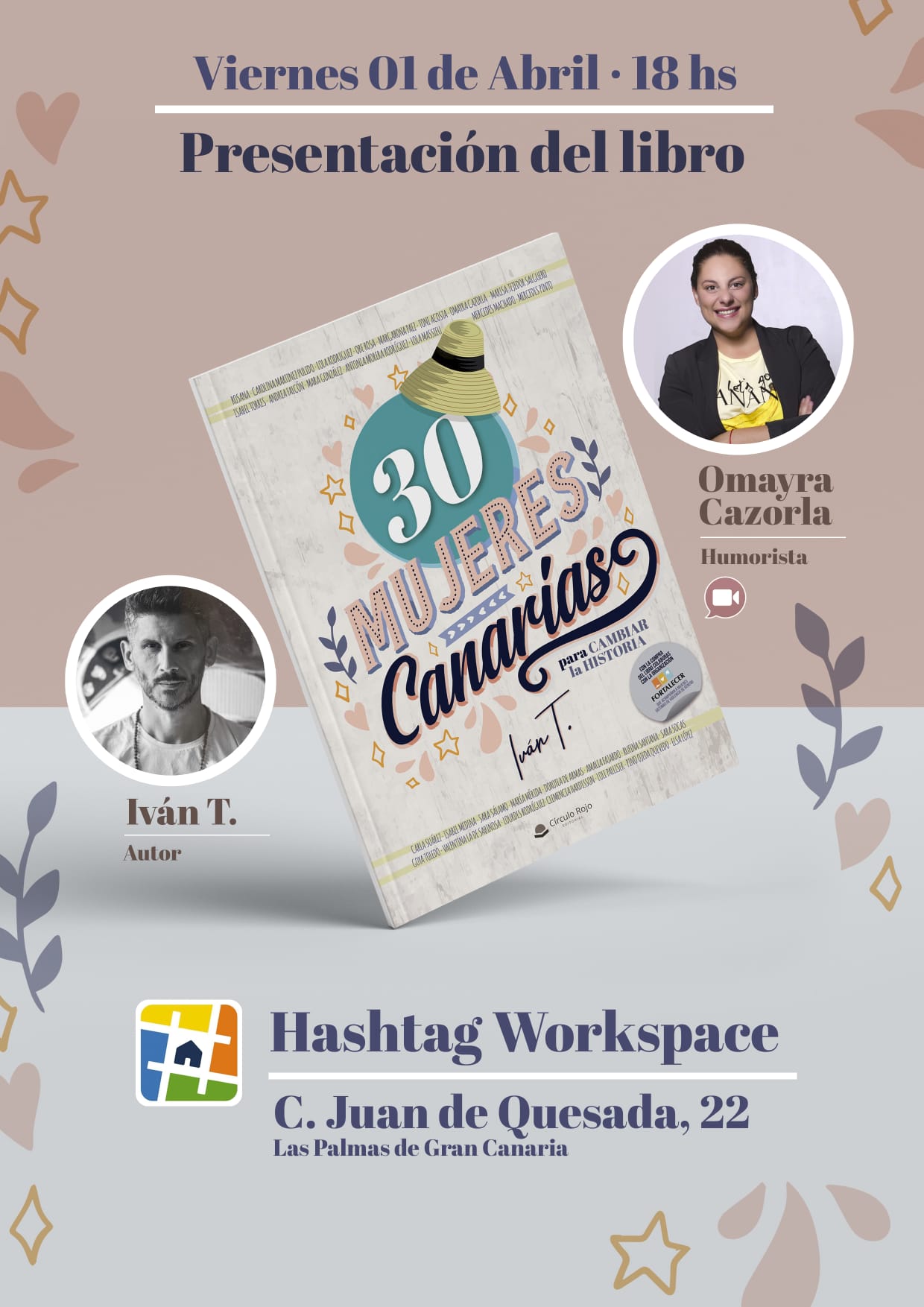 Libro 30 mujeres canarias del artista Iván T.