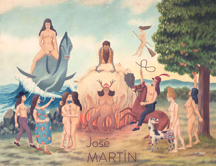 Cartel de la exposición "José Martín"(1922-1996)