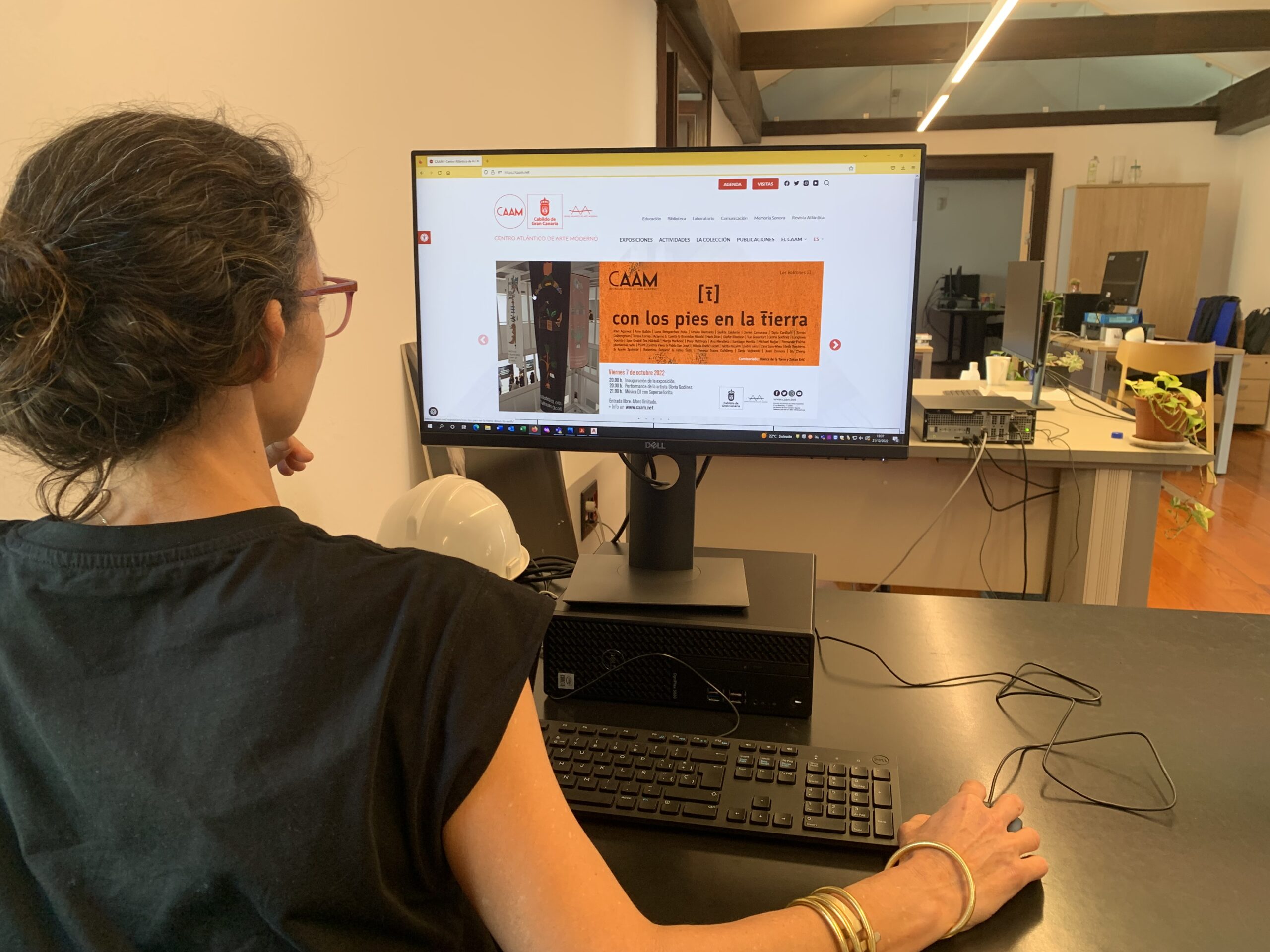 Página web del CAAM - diciembre 2022