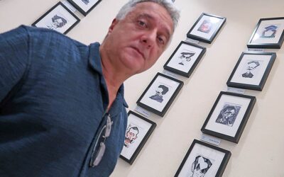 El caricaturista canario Néstor Dámaso premiado por la Biblioteca de la Academia de Rumanía