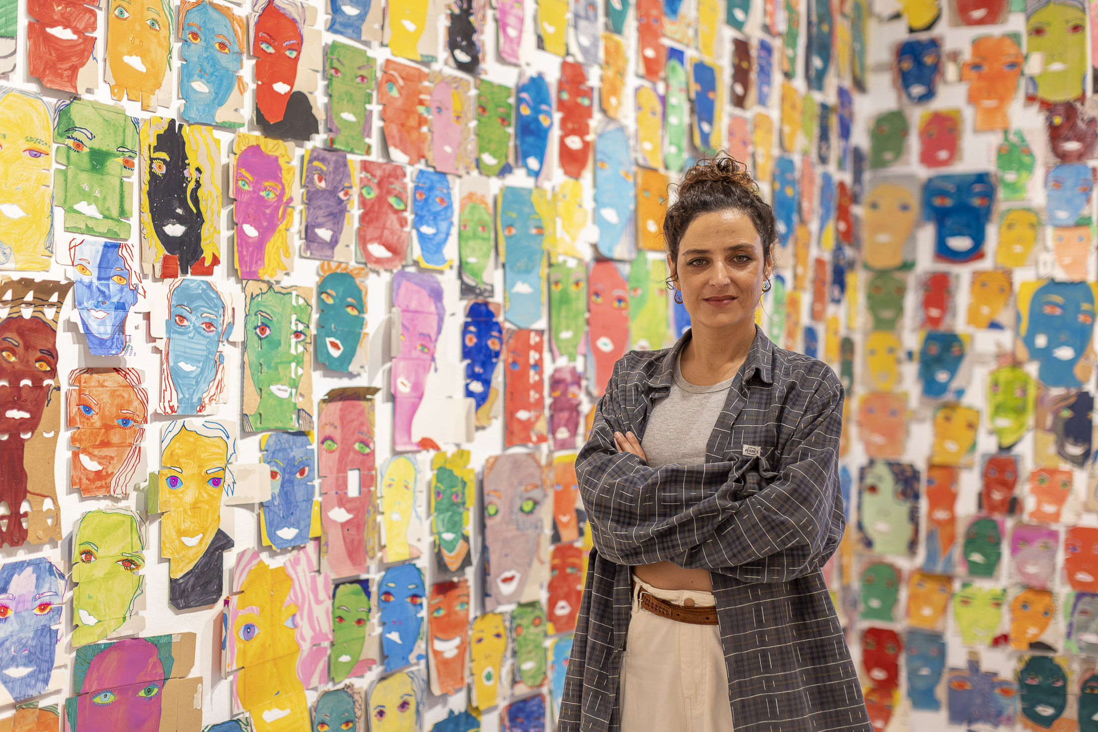 Presentación ante los medios de comunicación de la exposición, , de la artista Idaira del Castillo. Sala San Antonio Abad. CAAM . Foto Quique Curbelo