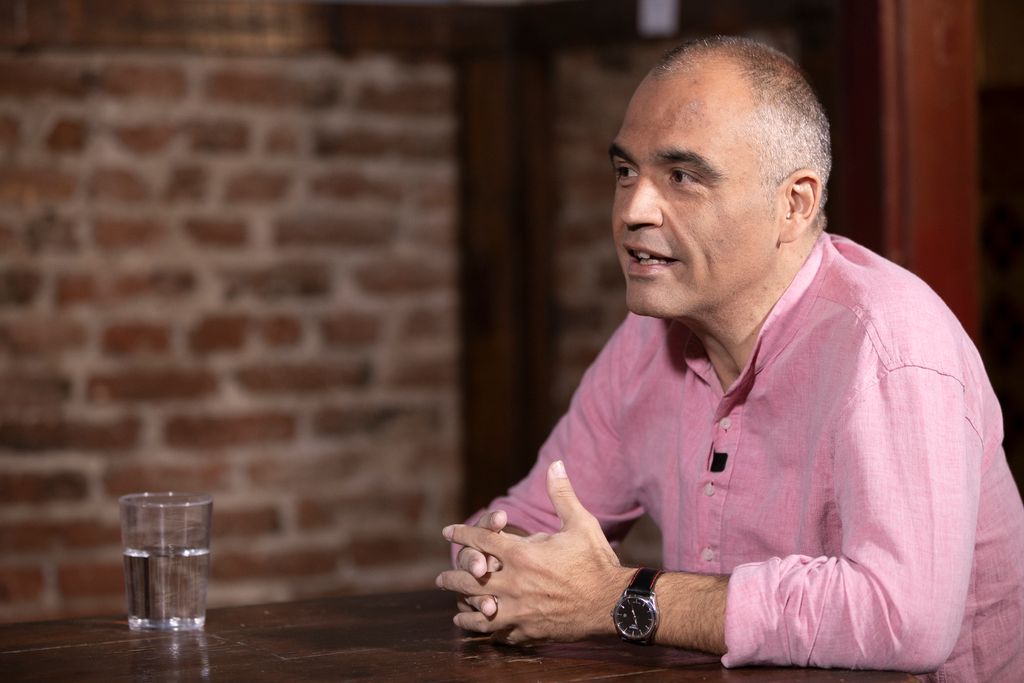 El profesor y verseador Yeray Rodríguez