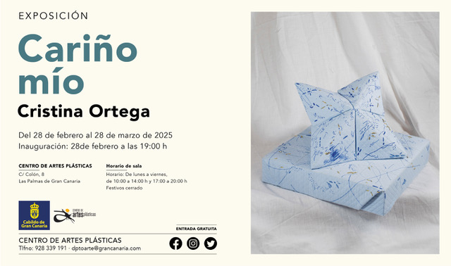 la muestra "Cariño mío" de la creadora Cristina Ortega