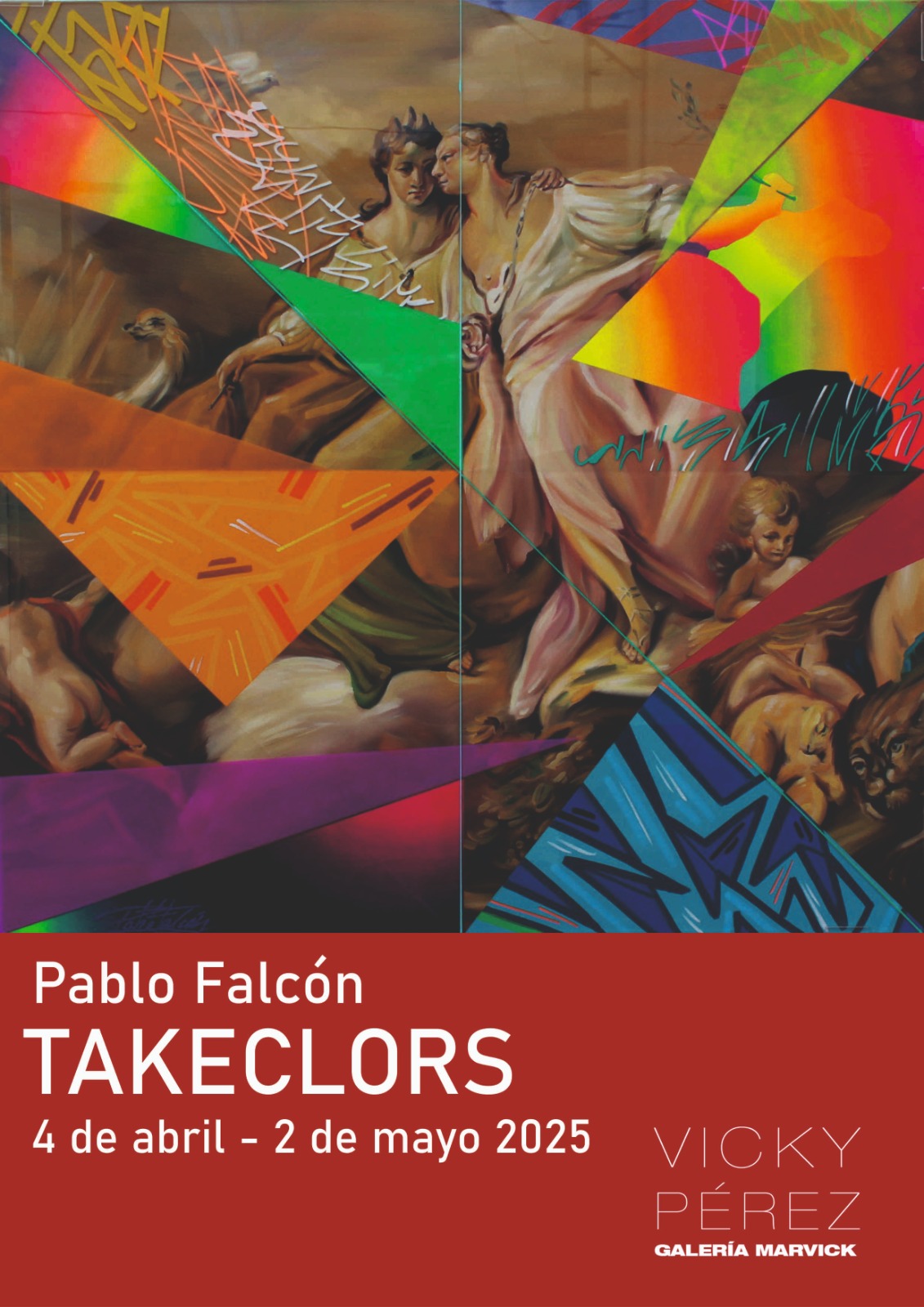 Exposición "Takeclors" de Pablo Falcón en la Galería Marvick